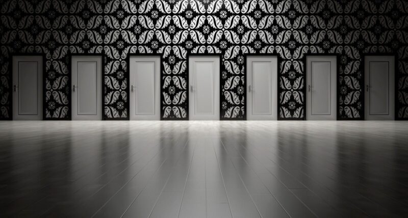 Puertas lacadas blancas