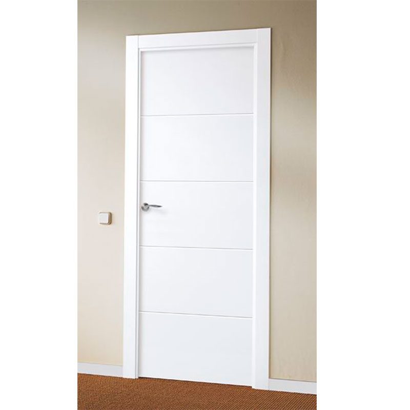 puerta lacada blanca 4 rayas modelo mapi