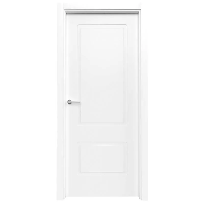 Puerta lacada blanca L2 plafonada recta