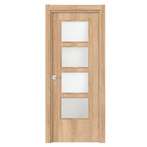 Puerta laminada Roble Nature vertical 4v